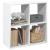 Bibliotecă/separator cameră alb 69,5x29x69,5 cm lemn prelucrat GartenMobel Dekor