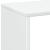 Bibliotecă/separator cameră alb 69,5x29x69,5 cm lemn prelucrat GartenMobel Dekor
