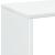 Bibliotecă/separator cameră alb 69,5x29x103,5 cm lemn prelucrat GartenMobel Dekor