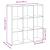 Bibliotecă/separator cameră stejar fumuriu 102x29x103,5 cm lemn GartenMobel Dekor