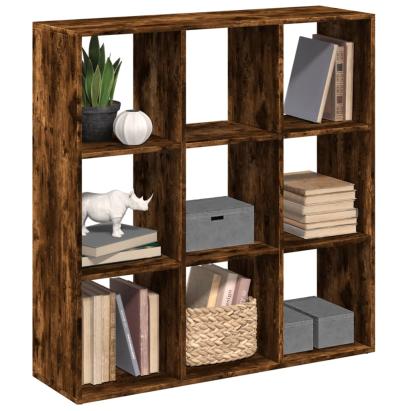 Bibliotecă/separator cameră stejar fumuriu 102x29x103,5 cm lemn GartenMobel Dekor
