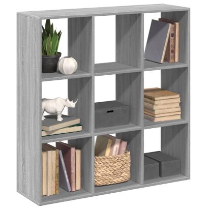 Bibliotecă/separator cameră gri sonoma 102x29x103,5 cm lemn GartenMobel Dekor