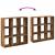 Bibliotecă/separator cameră lemn vechi 102x29x103,5 cm lemn GartenMobel Dekor