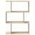 Bibliotecă/separator 3 niveluri stejar sonoma 70x24x97 cm lemn GartenMobel Dekor
