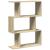 Bibliotecă/separator 3 niveluri stejar sonoma 70x24x97 cm lemn GartenMobel Dekor