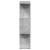 Bibliotecă/separator 3 niveluri gri beton 70x24x97 cm lemn GartenMobel Dekor