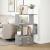 Bibliotecă/separator 3 niveluri gri beton 70x24x97 cm lemn GartenMobel Dekor