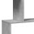 Bibliotecă/separator 3 niveluri gri beton 70x24x97 cm lemn GartenMobel Dekor