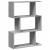 Bibliotecă/separator 3 niveluri sonoma gri 70x24x97 cm lemn GartenMobel Dekor