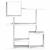 Bibliotecă/separator cameră alb 92x29x112 cm lemn prelucrat GartenMobel Dekor
