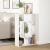 Bibliotecă, alb, 63x20x90 cm, lemn prelucrat GartenMobel Dekor