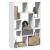 Bibliotecă, alb, 63x20x90 cm, lemn prelucrat GartenMobel Dekor