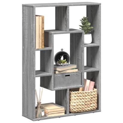 Bibliotecă, gri sonoma, 63x20x90 cm, lemn prelucrat GartenMobel Dekor