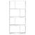 Bibliotecă, alb, 60x20x120 cm, lemn prelucrat GartenMobel Dekor