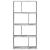 Bibliotecă, gri beton, 60x20x120 cm, lemn prelucrat GartenMobel Dekor