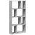 Bibliotecă, gri beton, 60x20x120 cm, lemn prelucrat GartenMobel Dekor