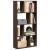 Bibliotecă, stejar maro, 60x20x120 cm, lemn prelucrat GartenMobel Dekor
