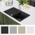 Chiuvetă bucătărie granit, bazin unic cu scurgere reversibilă, negru GartenMobel Dekor