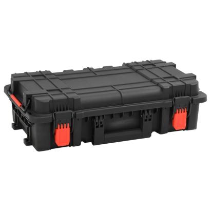 Carcasă de transport portabilă, negru, 56,5x34x16 cm, PP GartenMobel Dekor