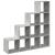 Bibliotecă/separator cameră gri beton 131,5x29x131,5 cm lemn GartenMobel Dekor
