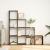 Bibliotecă/separator stejar fumuriu 131,5x29x131,5 cm lemn GartenMobel Dekor