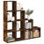 Bibliotecă/separator stejar fumuriu 131,5x29x131,5 cm lemn GartenMobel Dekor