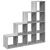 Bibliotecă/separator cameră sonoma gri 131,5x29x131,5 cm lemn GartenMobel Dekor