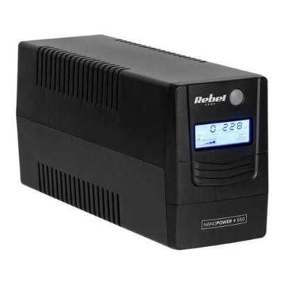 UPS OFFLINE NANOPOWER PLUS 650 (650VA/360W) - REBEL RB-4023 SafetyGuard Surveillance