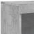 Servantă cu lumini LED, gri beton, 162x37x100 cm GartenMobel Dekor