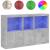 Servantă cu lumini LED, gri beton, 162x37x100 cm GartenMobel Dekor