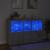 Servantă cu lumini LED, gri beton, 162x37x100 cm GartenMobel Dekor