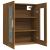 Dulap de perete suspendat, stejar maro, 69,5x34x90 cm GartenMobel Dekor