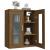 Dulap de perete suspendat, stejar maro, 69,5x34x90 cm GartenMobel Dekor