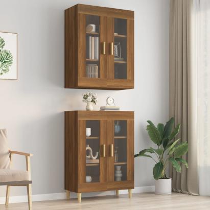 Dulap de perete suspendat, stejar maro, 69,5x34x90 cm GartenMobel Dekor