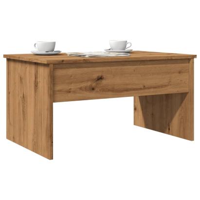 Măsuță cafea, stejar artizanal, 80x50,5x41,5 cm, lemn prelucrat GartenMobel Dekor