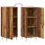 Dulap, lemn vechi, 34,5x34x90 cm, lemn prelucrat GartenMobel Dekor