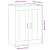 Dulap montat pe perete lemn vechi 69,5x34x90 cm lemn prelucrat GartenMobel Dekor