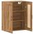 Dulap pe perete stejar artizanal, 69,5x34x90 cm, lemn prelucrat GartenMobel Dekor