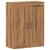 Dulap pe perete stejar artizanal, 69,5x34x90 cm, lemn prelucrat GartenMobel Dekor