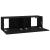 Dulapuri TV de perete, 4 buc., negru, 100x30x30 cm GartenMobel Dekor