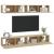 Dulapuri TV de perete, 4 buc, stejar sonoma, 100x30x30 cm GartenMobel Dekor