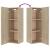 Set dulap TV, 8 piese, stejar sonoma, lemn prelucrat GartenMobel Dekor