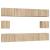 Set dulap TV, 6 piese, stejar sonoma, lemn prelucrat GartenMobel Dekor