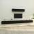 Set dulap TV, 6 piese, negru, lemn prelucrat GartenMobel Dekor