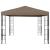 Pavilion, gri taupe, 3 x 3 m GartenMobel Dekor