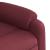 Fotoliu rabatabil electric, roșu vin, material textil GartenMobel Dekor