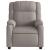 Fotoliu rabatabil electric, gri taupe, material textil GartenMobel Dekor