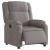 Fotoliu rabatabil electric, gri taupe, material textil GartenMobel Dekor