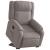 Fotoliu electric rabatabil cu ridicare, gri taupe, textil GartenMobel Dekor