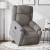 Fotoliu electric rabatabil cu ridicare, gri taupe, textil GartenMobel Dekor